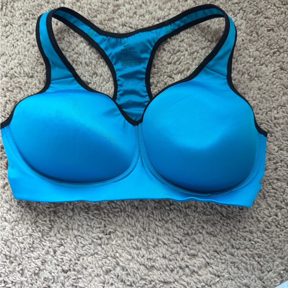 Nike Dri Fit Women's Blue Sports Bra